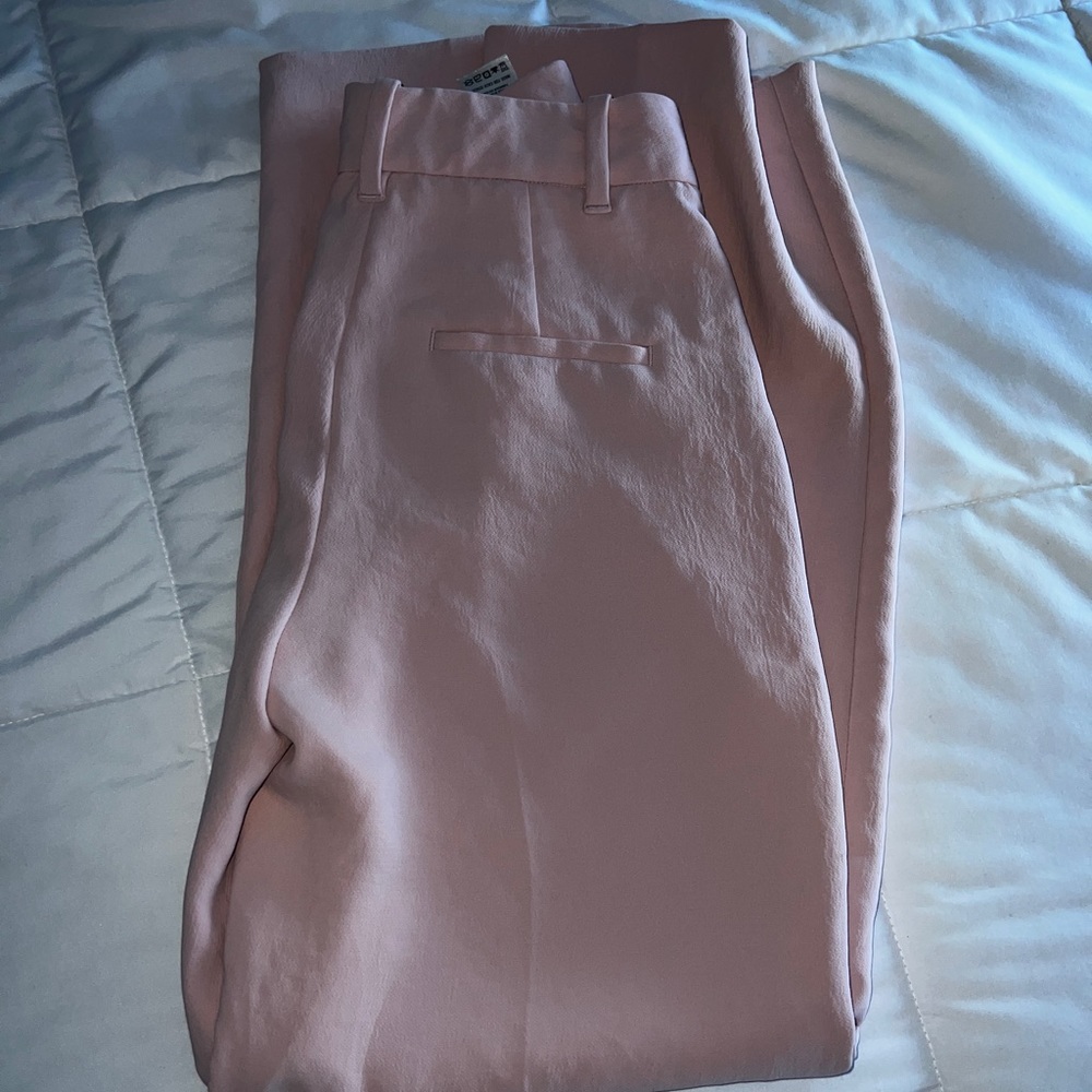Aritzia Pink Effortless Pants